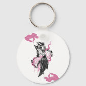 Halloween Raven Circle Sleutelhanger Potion Bottle (Voorkant)