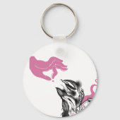 Halloween Raven Circle Sleutelhanger Potion Bottle (Achterkant)