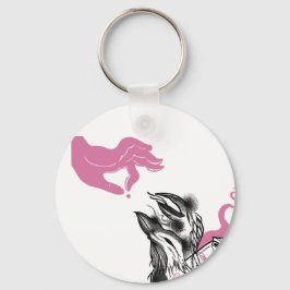 Halloween Raven Circle Sleutelhanger Potion Bottle