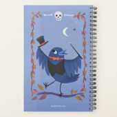 Halloween Raven Crow Moon Magic Planner (Achterkant)
