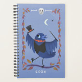 Halloween Raven Crow Moon Magic Planner (Voorkant)