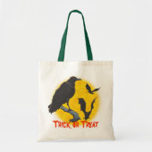 Halloween Raven en Bats Bag Tote Bag (Voorkant)