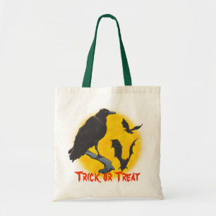 Halloween Raven en Bats Bag Tote Bag