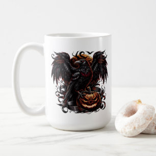 Halloween Raven Koffiekop Koffiemok