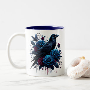 Halloween Raven Koffiemok Tweekleurige Koffiemok