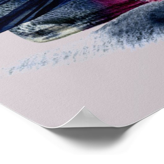 Halloween Raven magische print (Hoek)