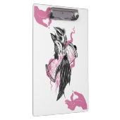 Halloween Raven met Lotus Hands Art Spiral Notebo Klembord (Rechts)