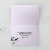 Halloween Raven Night Kaart (Binnen)