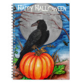 Halloween Raven Notitieboek (Voorkant)