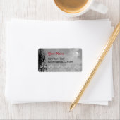 Halloween Raven Sky Custom Address Label (Insitu)