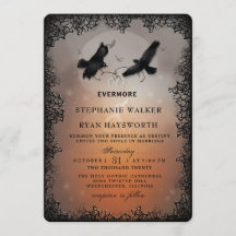 Halloween Ravens en Hearts Evermore Wedding