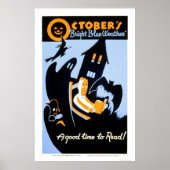 Halloween Reading 1937 WPA Poster (Voorkant)