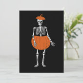 Halloween Ready Skeleton Kaart (Staand voorkant)