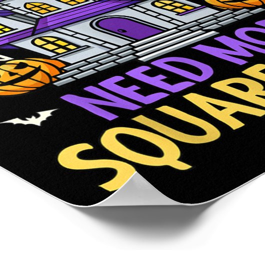 Halloween Real Estate Agent Broker Funny Realtor M Poster (Hoek)