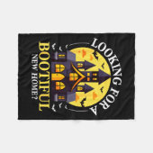 Halloween Real Estate Agent Funny Realtor Bootiful Fleece Deken (Voorkant (Horizontaal))