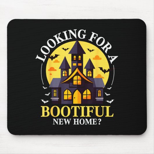 Halloween Real Estate Agent Funny Realtor Bootiful Muismat (Voorkant)
