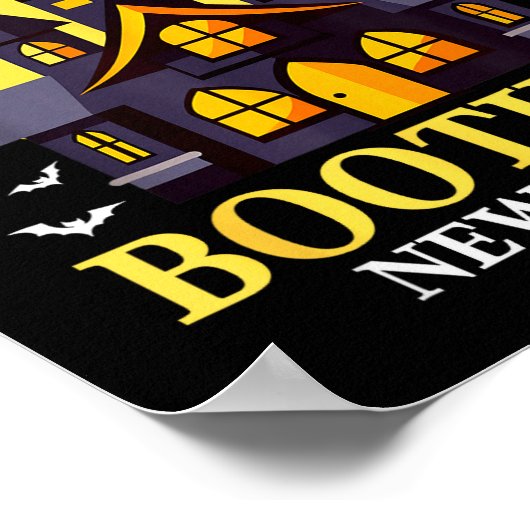 Halloween Real Estate Agent Funny Realtor Bootiful Poster (Hoek)