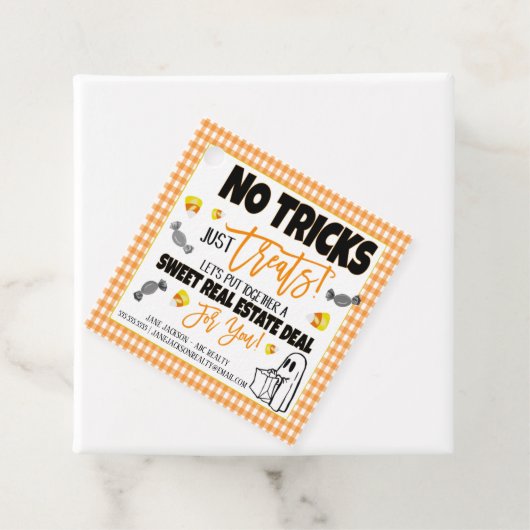 Halloween Realtor Gift Label (In situ)