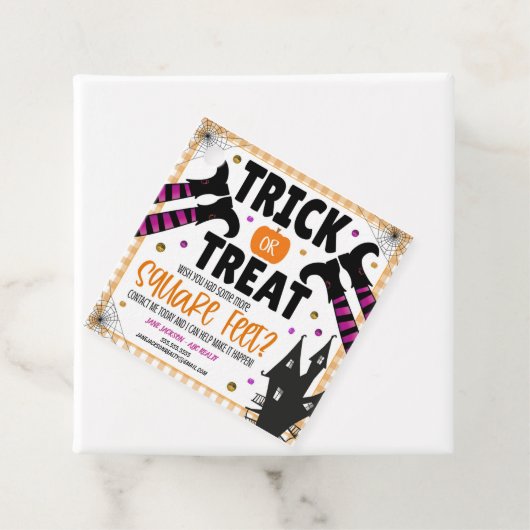 Halloween Realtor Gift Label (In situ)