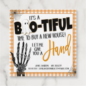 Halloween Realtor Gift Label (Voorkant)