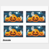 Halloween Rechthoekige Sticker (Vel)