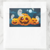 Halloween Rechthoekige Sticker (Tas)