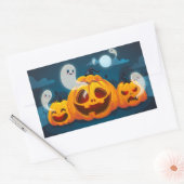 Halloween Rechthoekige Sticker (Envelop)