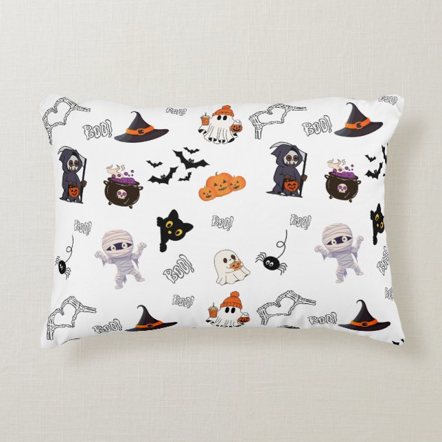 Halloween Rectangle Accent Pillow Kussen (Voorkant)