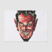  Halloween Red Devil Head Tissuepapier (Voorkant)