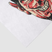  Halloween Red Devil Head Tissuepapier (Detail)