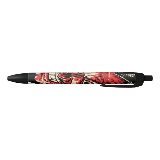  Halloween Red Devil Head Zwarte Inkt Pen (Bodem)