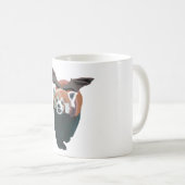 Halloween Red Panda Bat Koffiemok (Voorkant rechts)