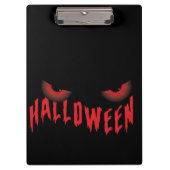 Halloween Red Scary Eyes Klembord (Voorkant)
