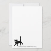 Halloween Red Smooth Haire Dachshund Kaart (Achterkant)