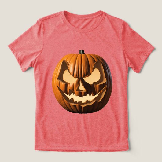 Halloween Red Triblend T-shirt voor dames (Design voorkant)