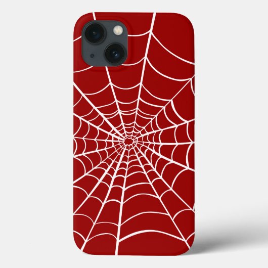 Halloween Red White Spider Web Case-Mate iPhone Case (Achterkant)