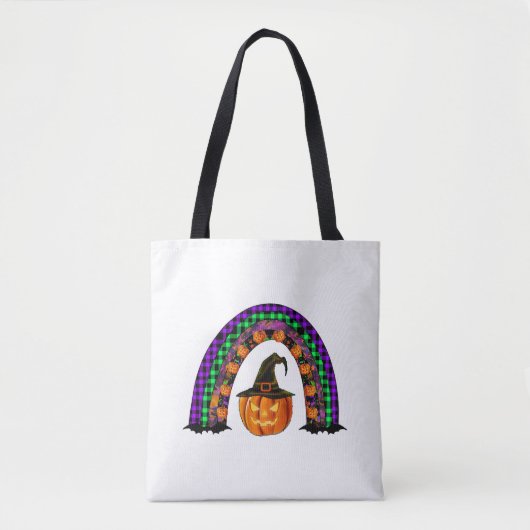 Halloween regenboog tote bag (Voorkant)