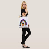 Halloween regenboog tote bag (Op model)