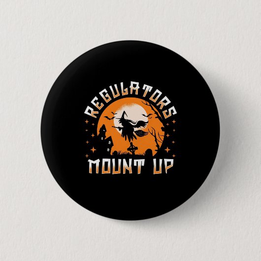 Halloween Regulators monteren Ronde Button 5,7 Cm (Voorkant)
