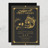 Halloween repetitie diner kaart (Voorkant / Achterkant)