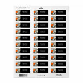 Halloween retouradres etiket (Full Sheet)