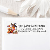 Halloween-retouradres Etiket (Insitu)