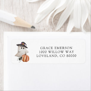 Halloween Retouradres Etiket
