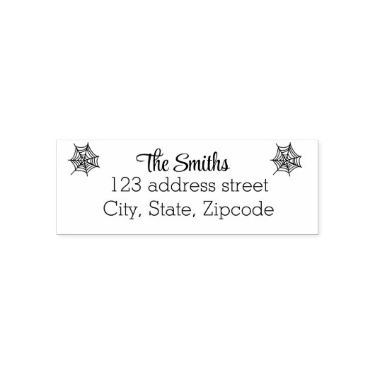 Halloween retouradres rubber stempel (Design)
