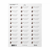 Halloween | Retouradreslabel Etiket (Full Sheet)