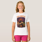 Halloween Retro Alle Kleding Unisex Mannelijk Vrou T-shirt (Voorkant volledig)