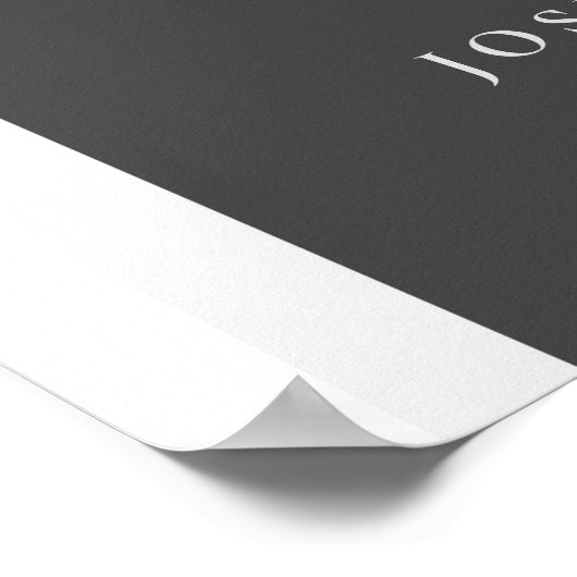 Halloween Retro Disco Spinnen Bruiloft Welkom Poster (Hoek)