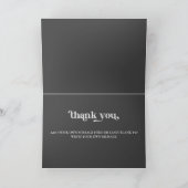 Halloween Retro Disco Spinnen & Disco Bal Bruiloft Bedankkaart (Binnen)