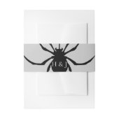 Halloween Retro Disco Spinnen & Disco Bal Bruiloft Uitnodigingen Wikkel (Voorkant Voorbeeld)