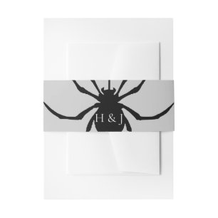 Halloween Retro Disco Spinnen & Disco Bal Bruiloft Uitnodigingen Wikkel